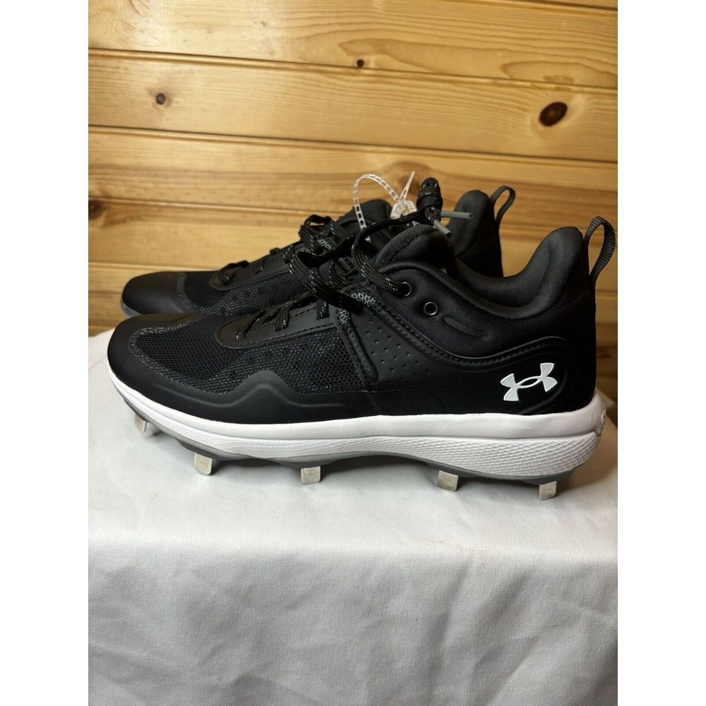Under Armour Black and White Athletic Cleats